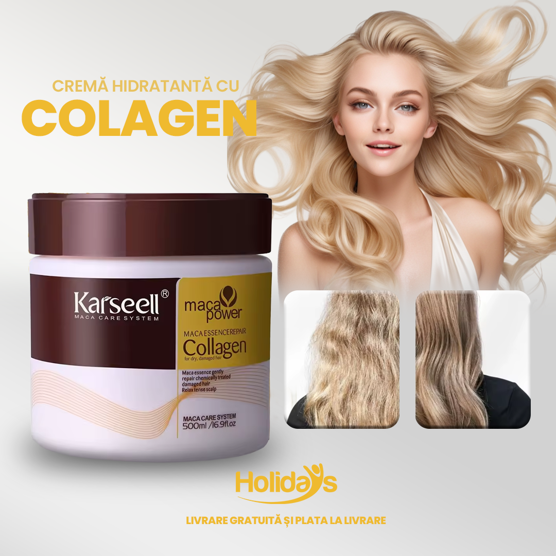 CREMA® - mască de păr cu hidratare profundă și colagen ultra