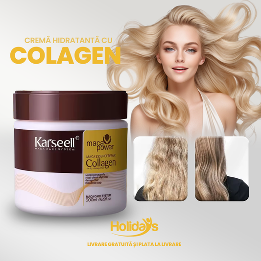 CREMA® - mască de păr cu hidratare profundă și colagen ultra