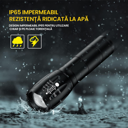 TITANLIGHT® - lanternă din titan cu zoom 22X