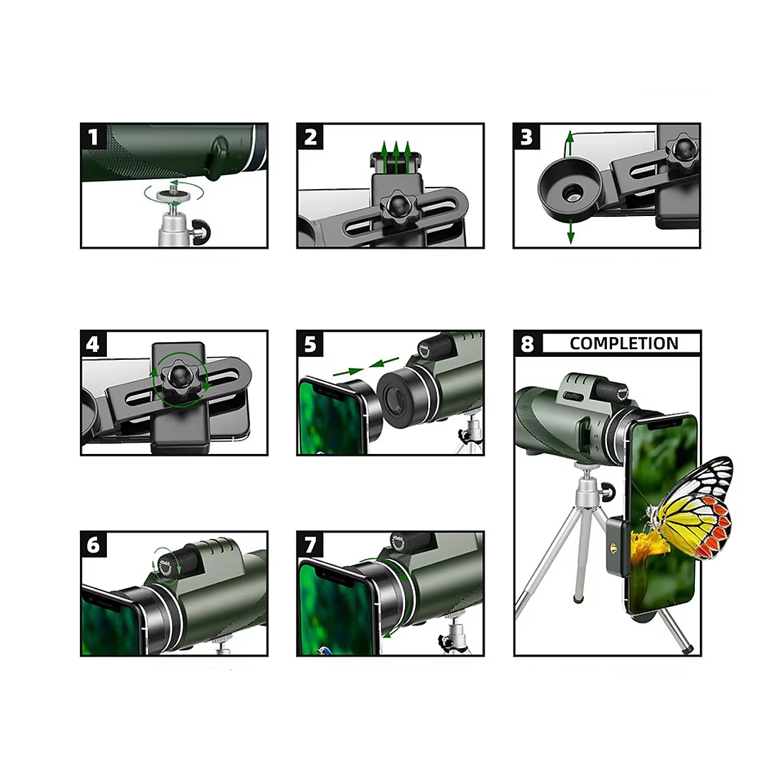 ULTRAZOOM® - Monocular 600X HD – Imagini clare, distanțe impresionante + kit de accesorii cadou 🎁
