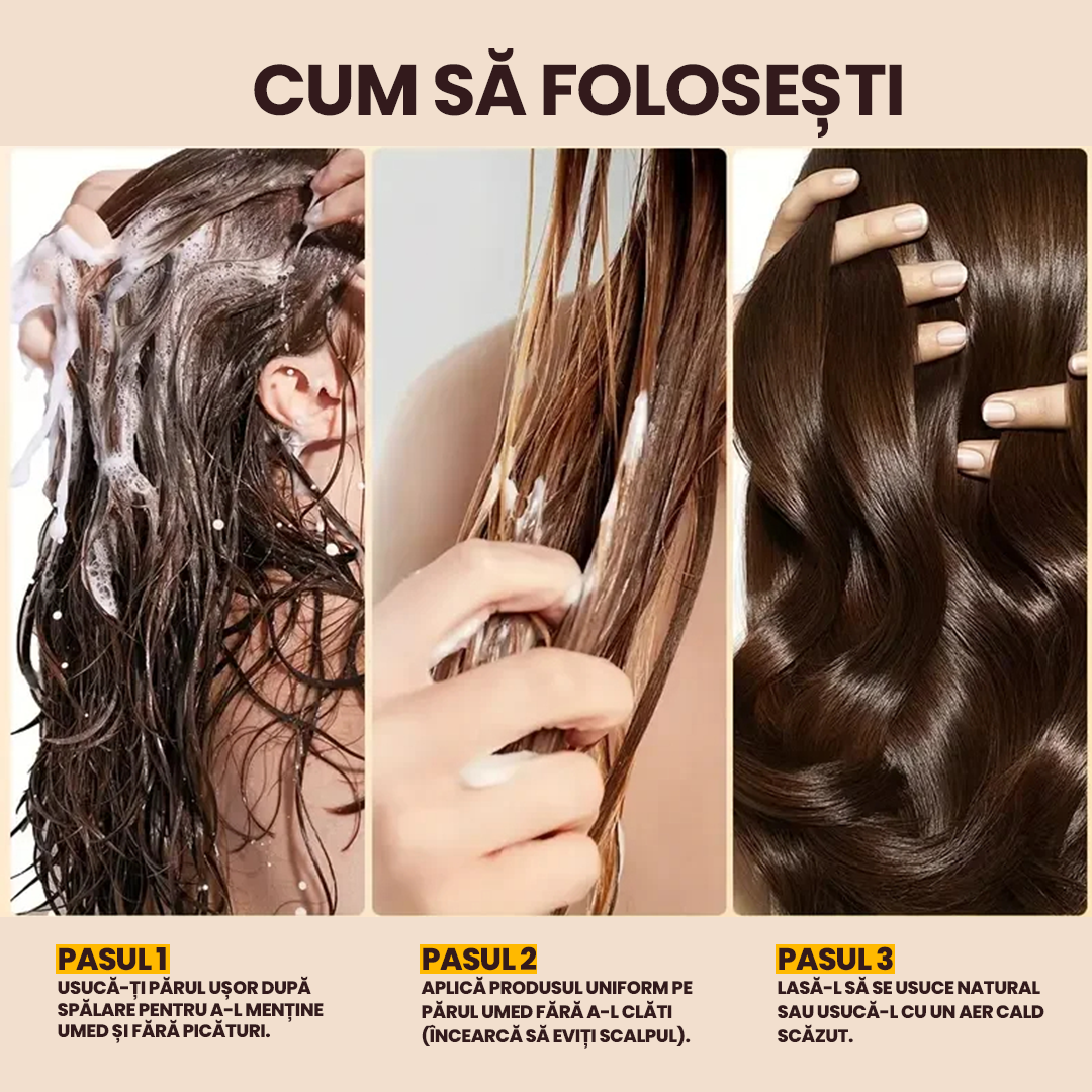 CREMA® - mască de păr cu hidratare profundă și colagen ultra