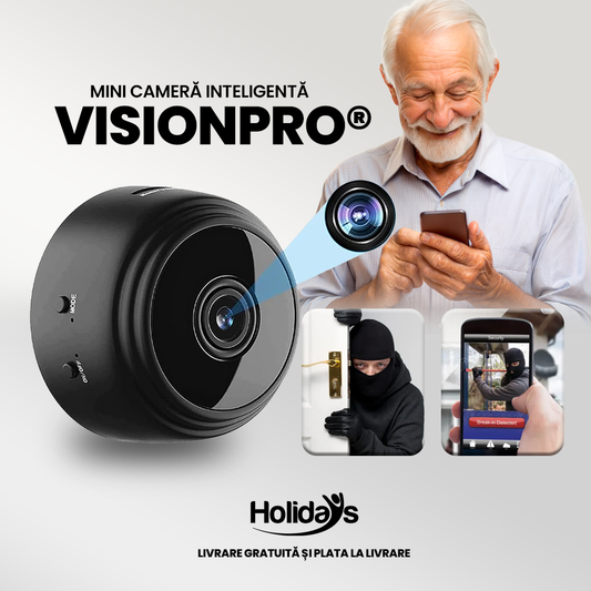 VISIONPRO® - Mini Cameră Inteligentă Ultra HD