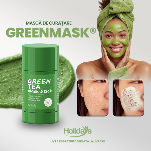 GreenMask® - Curățare facială profundă (Ofertă 2 la preț de 1)